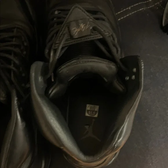 Jordan Black High-Top Sneakers - Picture 7 of 9